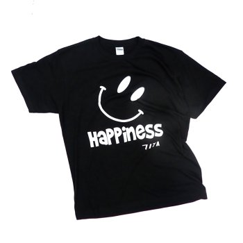 7ITA T Shirt  Happiness Smile Black