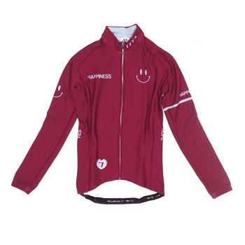 7ITA Happiness Smile Lady LS Jersey Wine Red