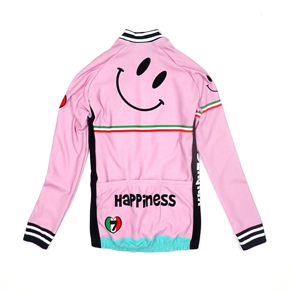 7ITA サイクルジャージ スマイル スタジャン風 裏起毛 長袖 レディース 7ITA The Smile Lady LS Jersey