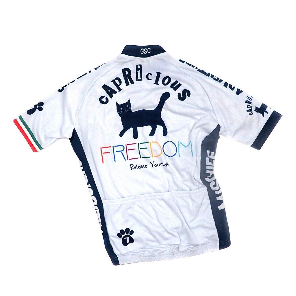 7ITA Freedom Cat Jersey Off-White | 自由なネコ達のサイクル
