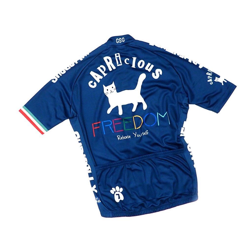 7-ITA ( セブンアイティエー ) 半袖ジャージ Freedom Cat Jersey ( フリーダム キャット ジャージ ) ネイビー S