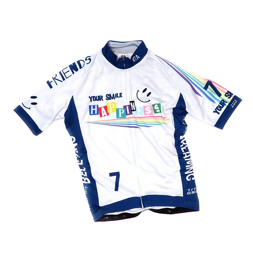 7ITA Rainbow Happiness Jersey Off-White | 7ITA公式オンラインストア - 7 BiCYCLE  Products