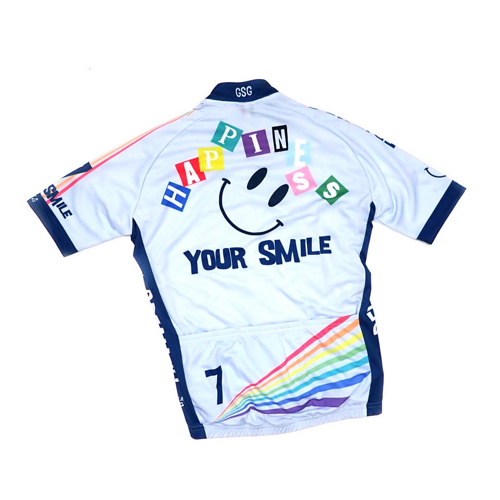 7ITA Rainbow Happiness Jersey Sky | サイクリングウェア - 7 BiCYCLE Products