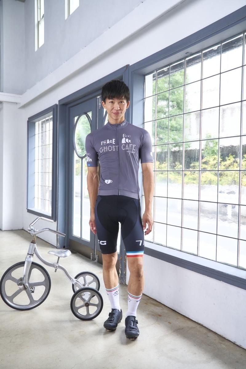 7ITA Ghost Cafe Jersey Charcoal | ユニークなカフェデザインのニュー