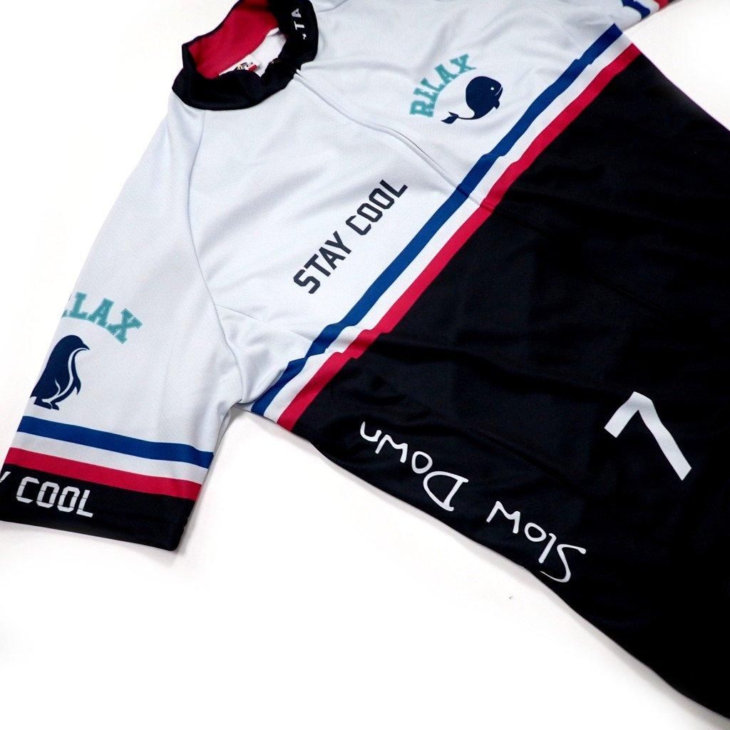 7ITA Stay Cool Whale Jersey | Charcoal/Grey - 7 BiCYCLE Products