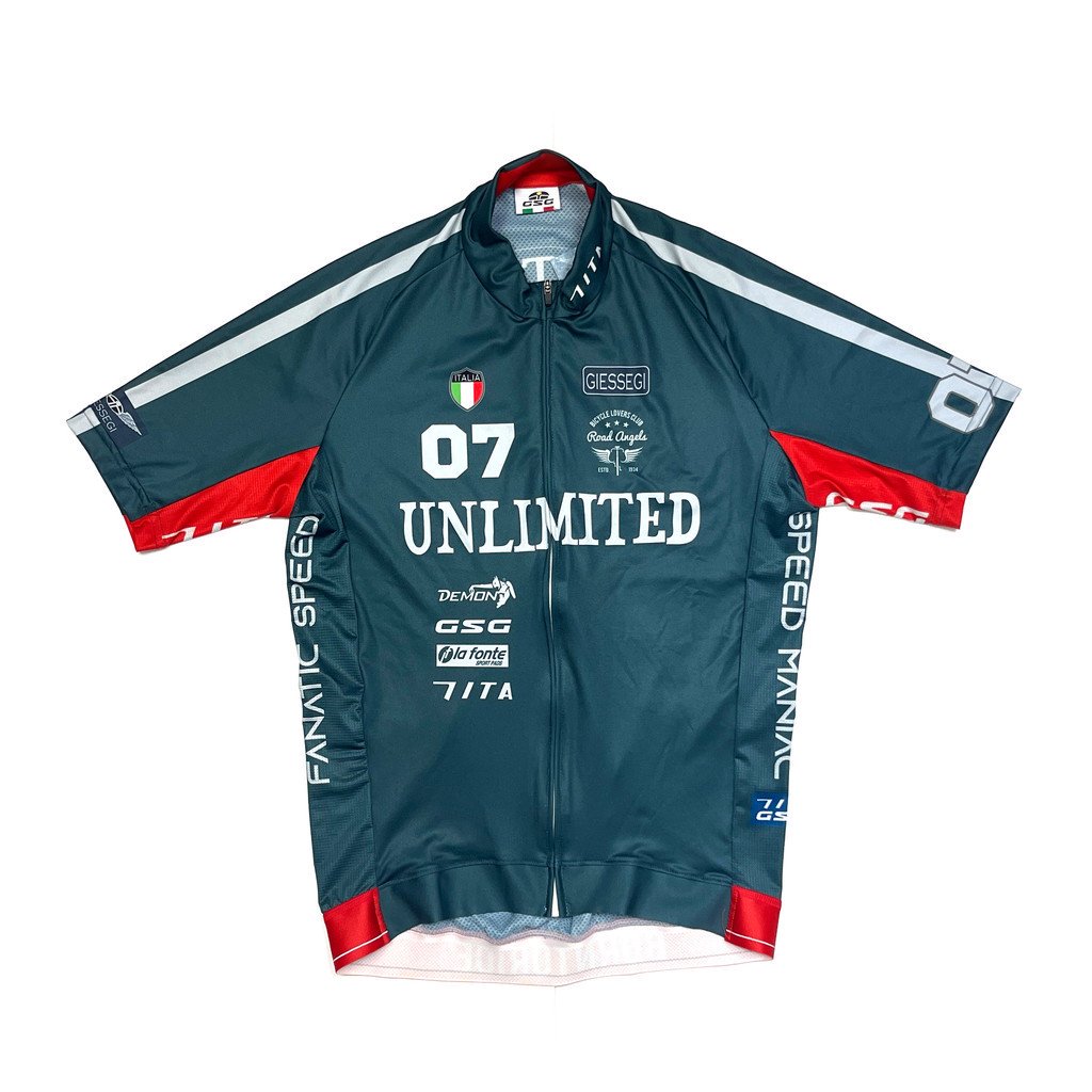 7ITA Zodiac Army Jersey Green | アーミー調サイクリングジャージ - 7 BiCYCLE Products