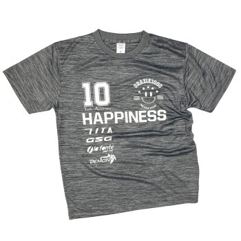 7ITA T Shirt  Happiness Smile 10th Heather Grey