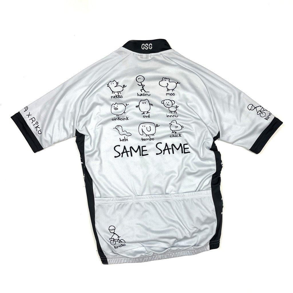 7ITA Riku Same Jersey Light Grey | 自由奔放なデザインのサイクリングジャージ - 7 BiCYCLE Products