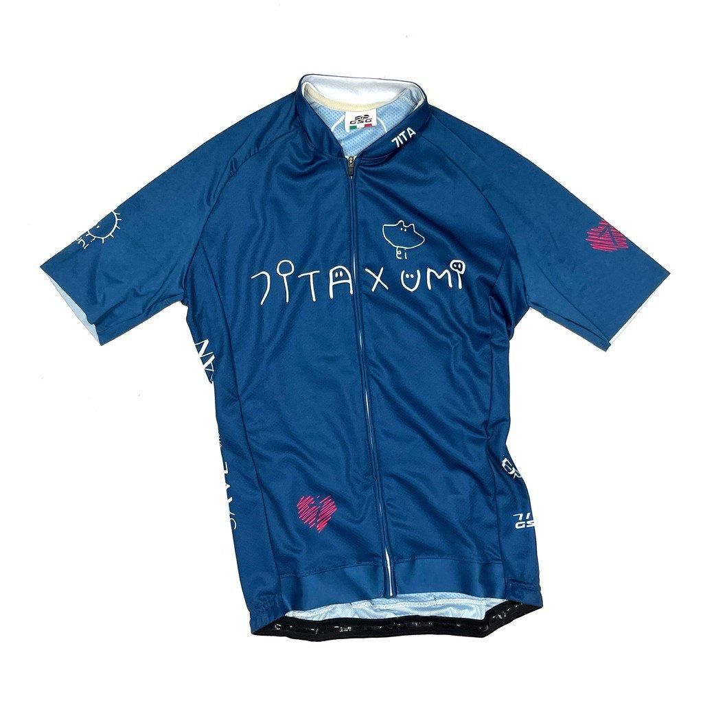 7ITA Umi Same Lady Jersey Navy | 自由奔放な世界観を表現