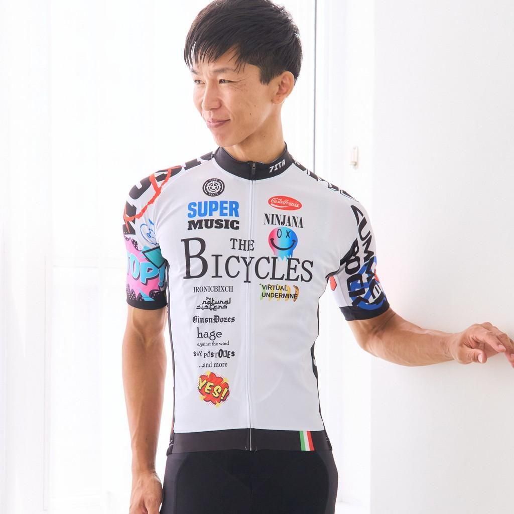 大人気新作 7ITA Fes Smile Jersey | オフホワイト - 7 BiCYCLE Products ウェア