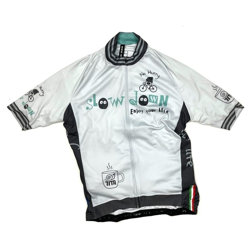 7ITA Slow Down Jersey | ライトグレー - 7 BiCYCLE Products