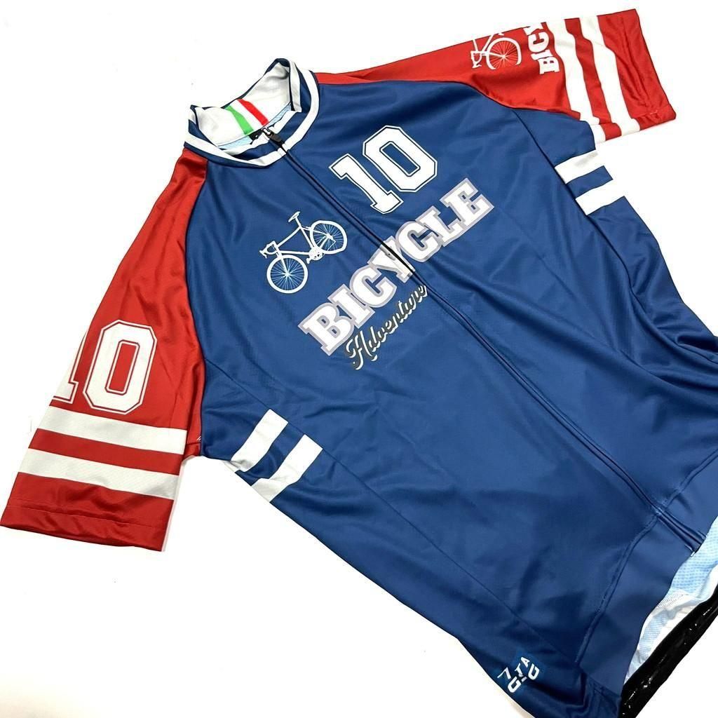 7ITAアドベンチャーバイシクルジャージ | Navy/Red - 7 BiCYCLE