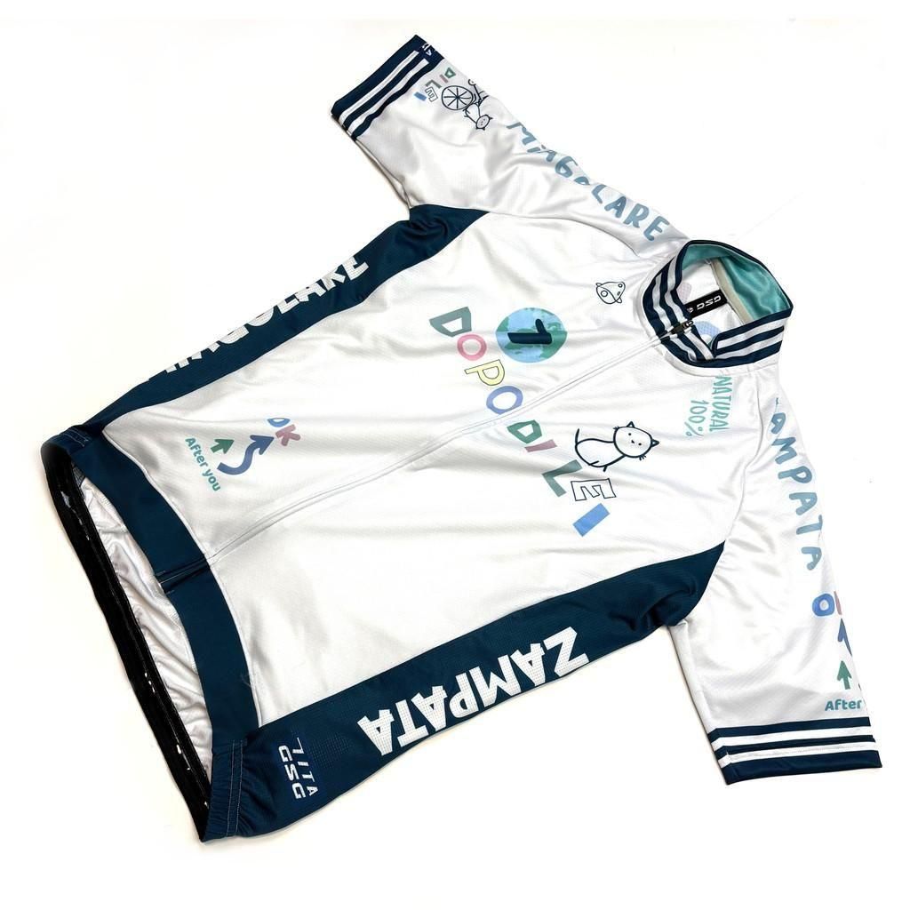 eita0725専用 7ITA Ghost Cafe Jersey | Navy - 7 BiCYCLE Products