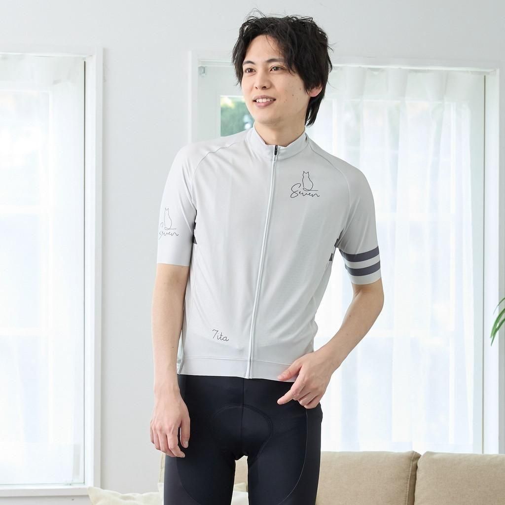 ※かちまめ 7ITA Cafe Cat Gilet | ブラック - 7 BiCYCLE Products