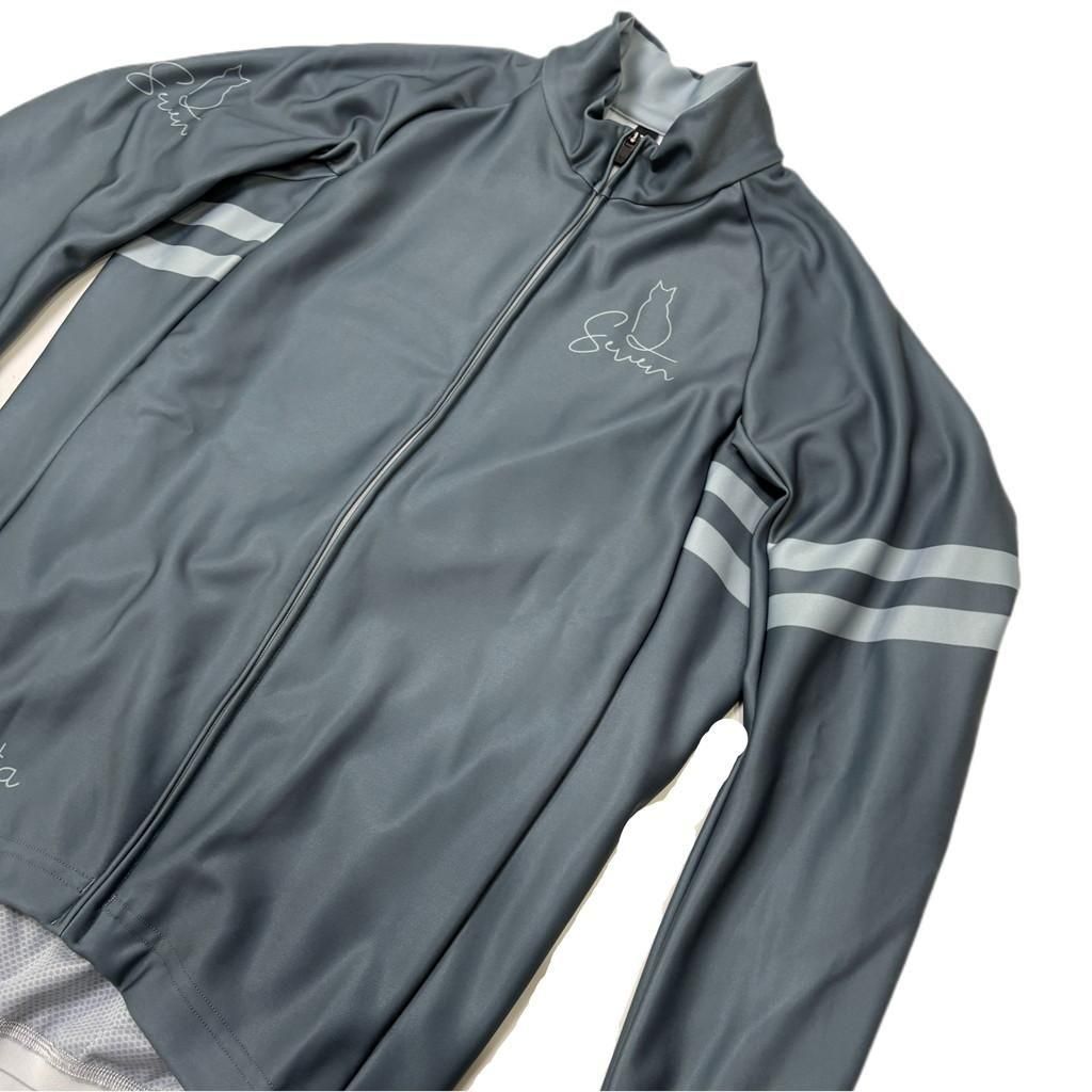 7ITA Cafe Cat LS Jersey | エコ素材 - 7 BiCYCLE Products