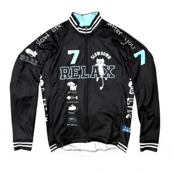7ITA Relax Cat LS Jersey Black<img class='new_mark_img2' src='https://img.shop-pro.jp/img/new/icons13.gif' style='border:none;display:inline;margin:0px;padding:0px;width:auto;' />