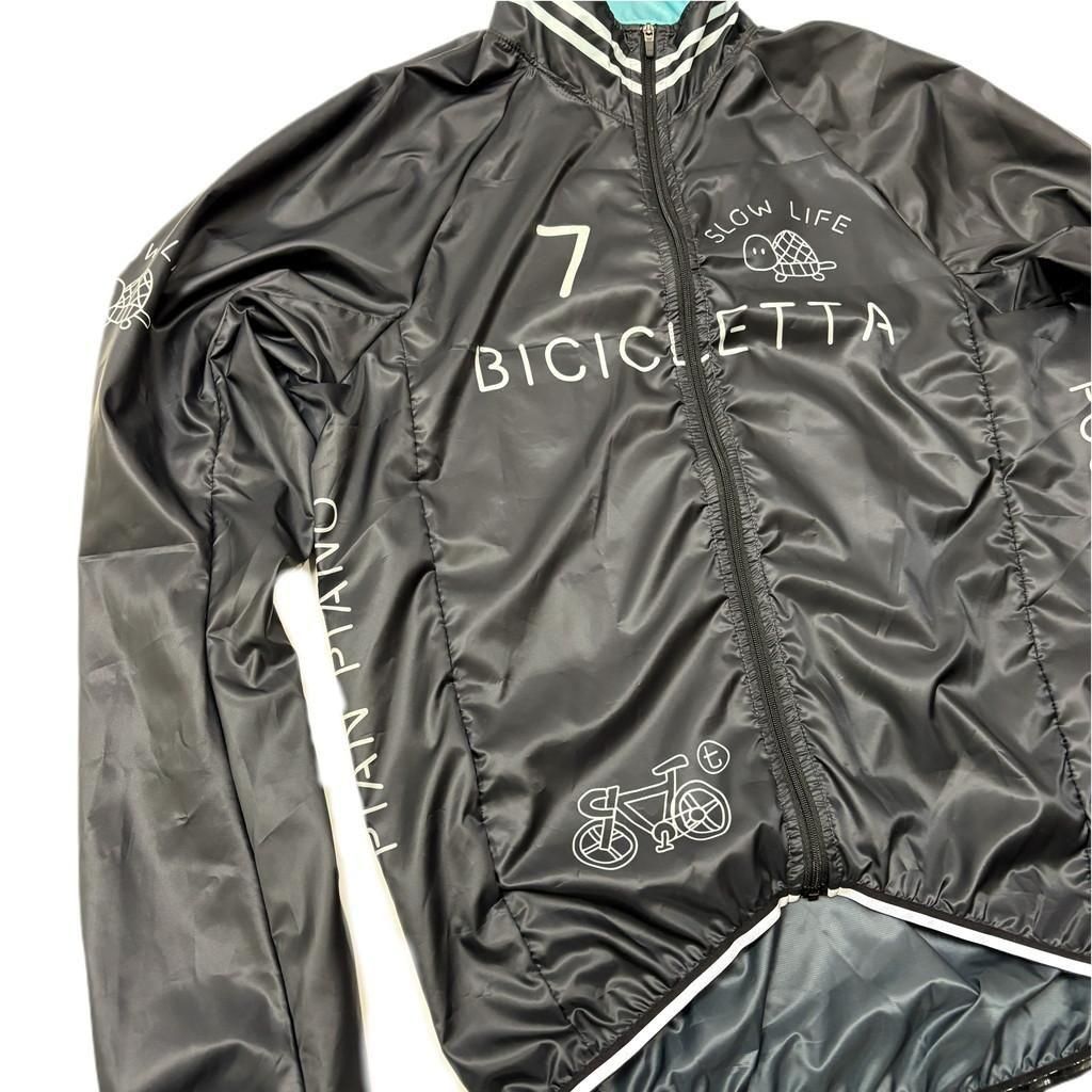 7ITA Cafe Cat Windbreaker | ブラック - 7 BiCYCLE Products