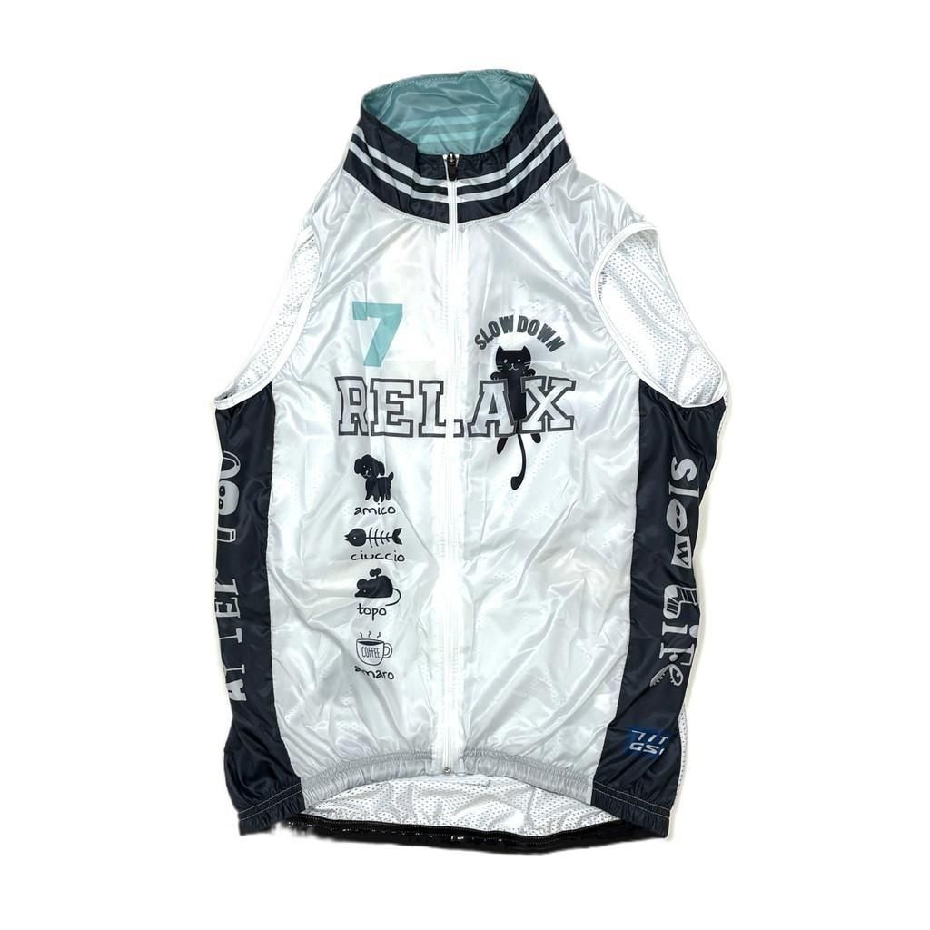 gilet - tk.さん専用 7ITA Relax Cat Gilet | チャコール - 7 BiCYCLE Products