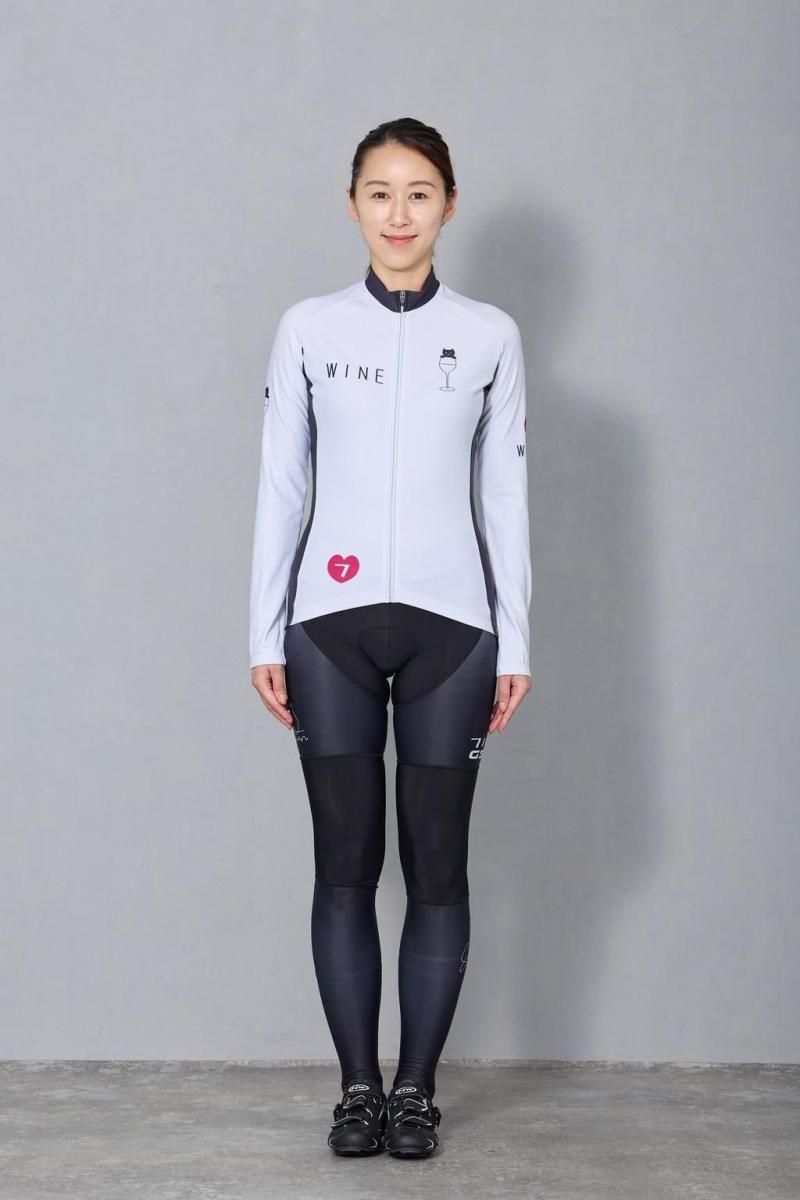 7ITA No Wine No Life Lady LS Jersey | レディースジャージ - 7