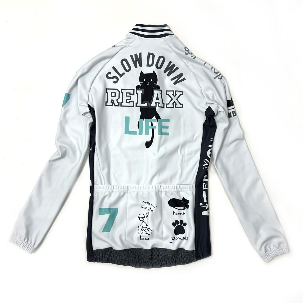 7ITA Relax Cat Lady LS Jersey | サイクルジャージ - 7 BiCYCLE Products
