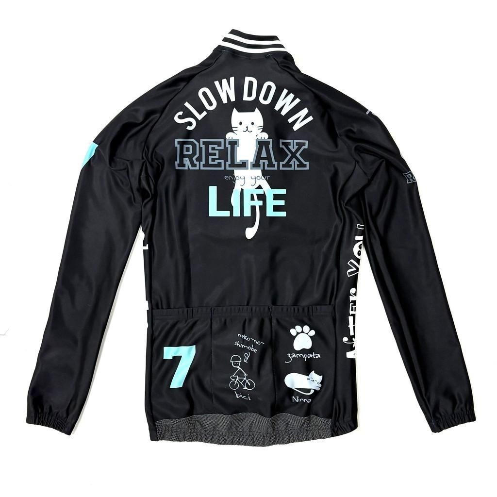  サイクルジャージ　レディースs 7ITA Relax Cat Lady LS Jersey | サイクルジャージ - 7 BiCYCLE