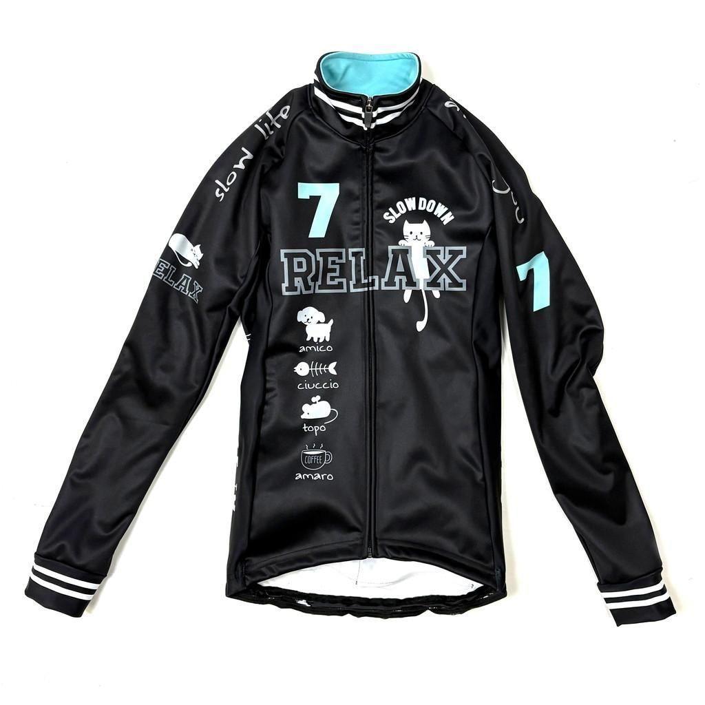 7ITA Relax Cat Lady Jacket | ブラック - 7 BiCYCLE Products