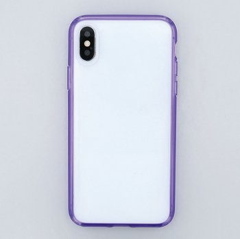 Iphoneケース パープルフレーム フラワーリング Iphoneケース パープルフレーム フラワーリング
