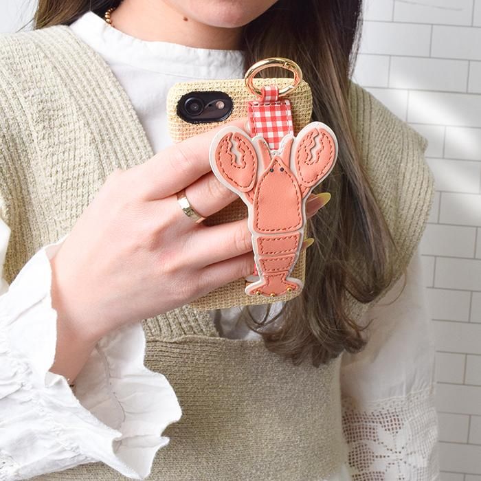 ロブスター バンド付きケース Iphone8 7 Se兼用 フラワーリングオンラインストア