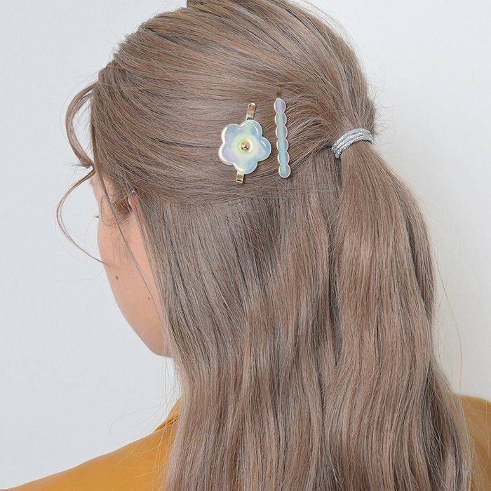 Flowering ヘアアクセサリー セット ヘアピン - ヘアアクセサリー