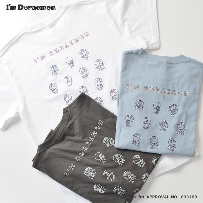 I'M DORAEMON総柄半袖Tシャツ｜アイムドラえもん｜フラワーリング