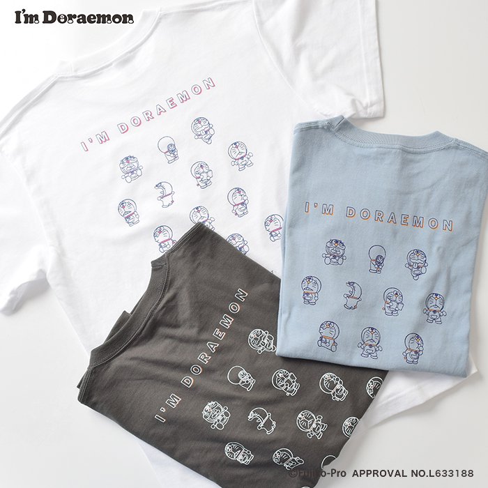 I'M DORAEMON総柄半袖Tシャツ｜アイムドラえもん｜フラワーリングオンラインストア