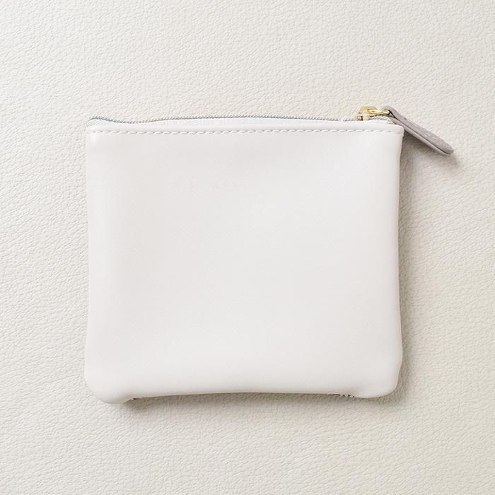 くまキルティング｜ミニフラットポーチ｜フラワーリングオンラインストア