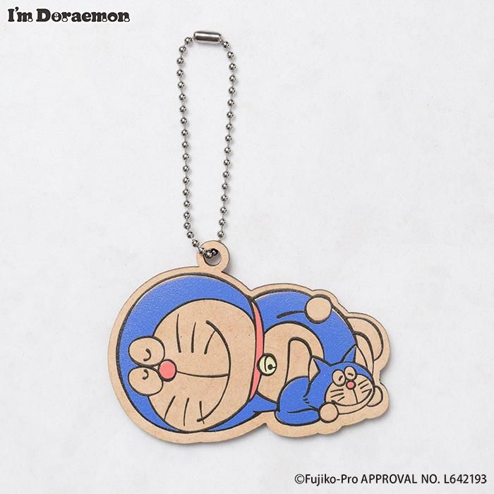 ウッドキーホルダー｜【カムカム】アイムドラえもん｜フラワーリング