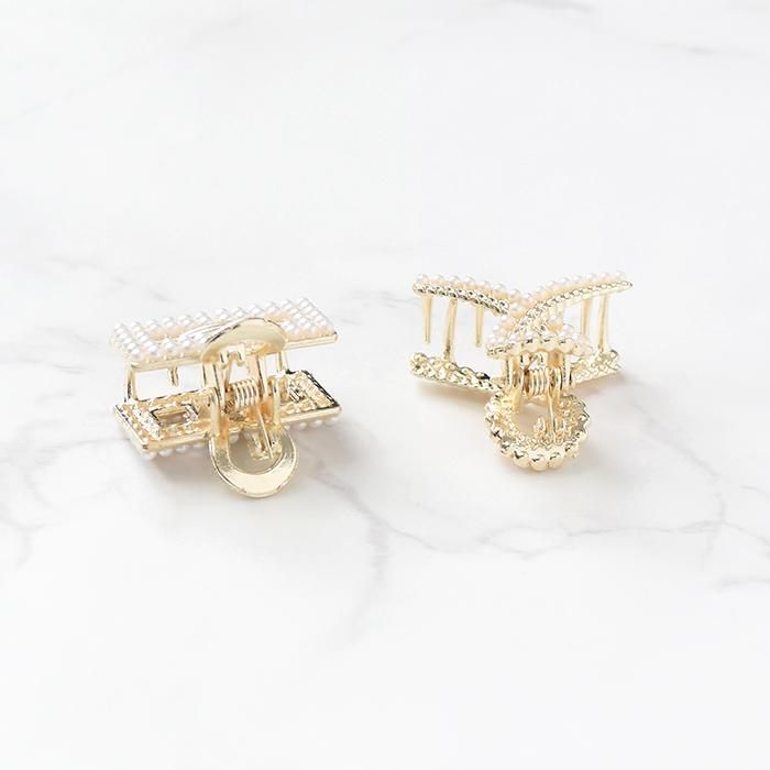 小粒パール｜ヘアクリップ｜フラワーリングオンラインストア