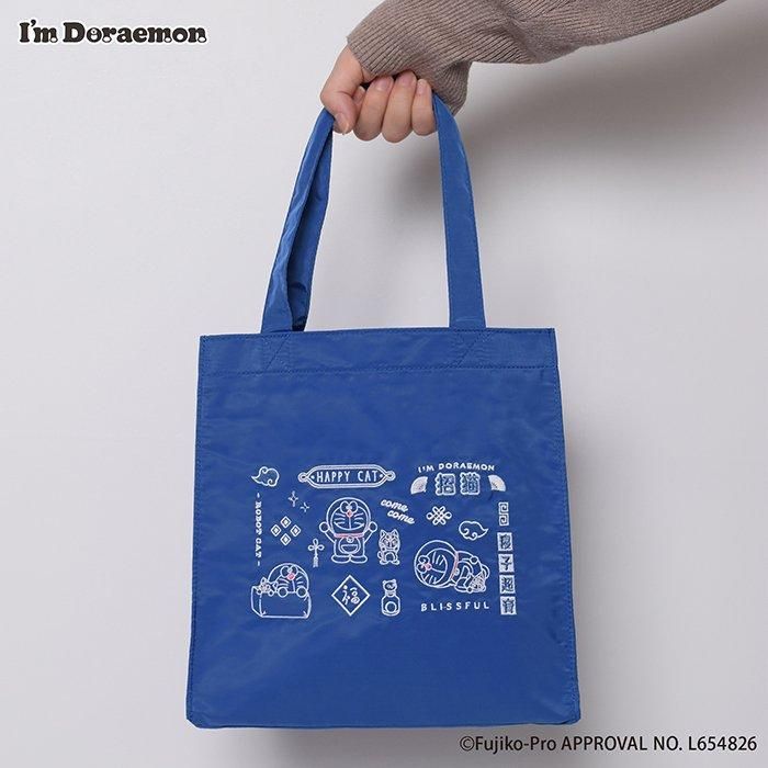 刺繍トートバッグ|【カムカム】アイムドラえもん|フラワー 刺繍トートバッグ|【カムカム】アイムドラえもん|フラワー