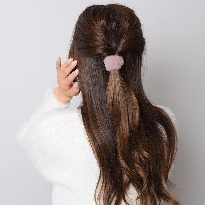 もこもこファー｜セットヘアゴム｜フラワーリングオンラインストア