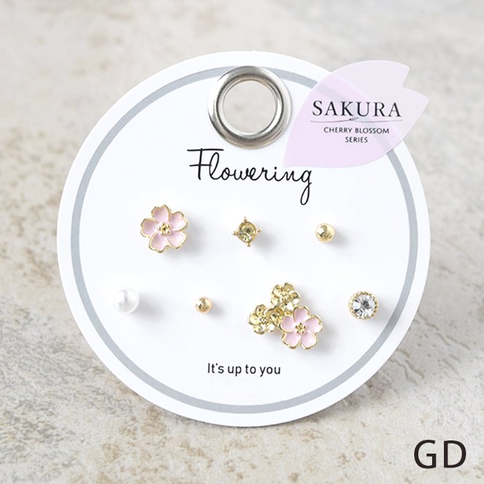 SAKURA｜クラシカル｜セットピアス｜フラワーリングオンラインストア