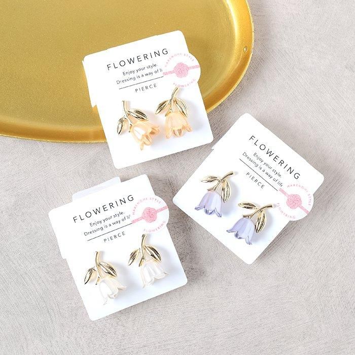 BLOOM スズラン ピアス2個セット ブルーム スズラン ピアス2コセット
