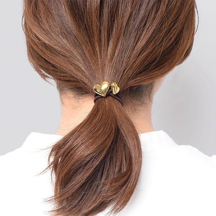 ヘアゴム No.287 メタルハート｜キープスタイラー｜フラワーリングオンラインストア