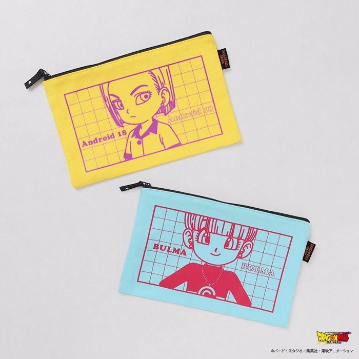 フラットポーチ(BL/GR)｜ドラゴンボールDAIMA｜フラワーリング