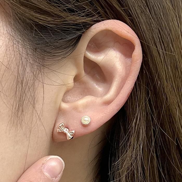 フラワービジューPetitピアス(ピアス・イヤリング