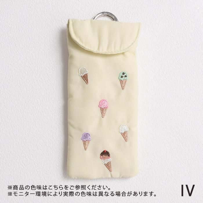 ガーリー刺繍｜メガネケース｜フラワーリングオンラインストア