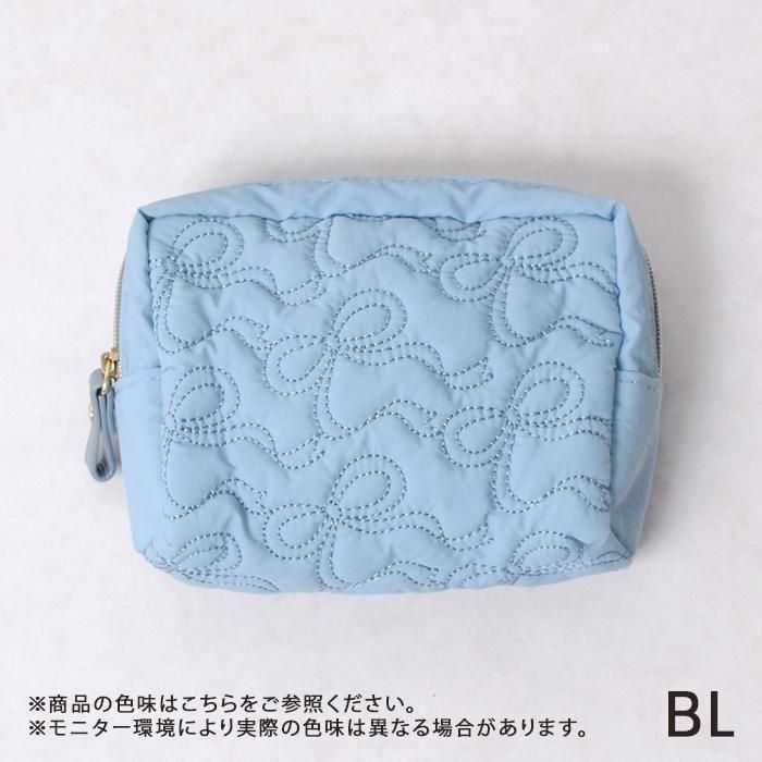 リボンキルティング｜ポーチ｜フラワーリングオンラインストア