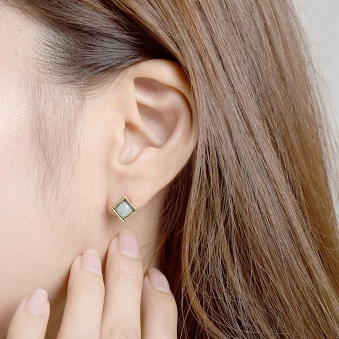 スクエアエポ｜セットピアス｜フラワーリングオンラインストア