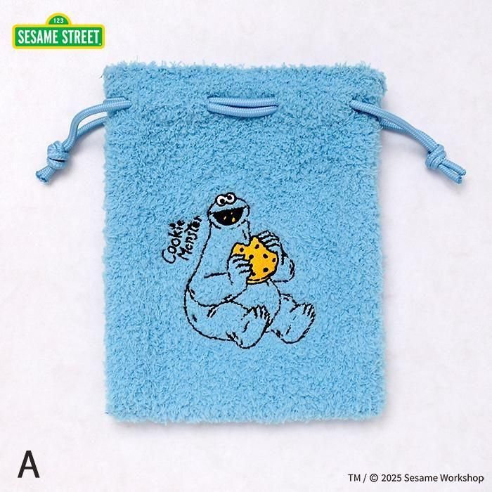 巾着｜セサミストリート｜フラワーリングオンラインストア