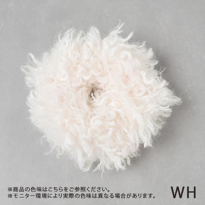 たっぷりボリュームファーシュシュ  ワイン/親子スワン♡ たっぷりボリュームファーシュシュ ワイン/親子スワン♡