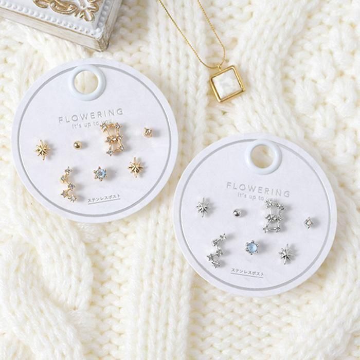 星座｜セットピアス｜フラワーリングオンラインストア