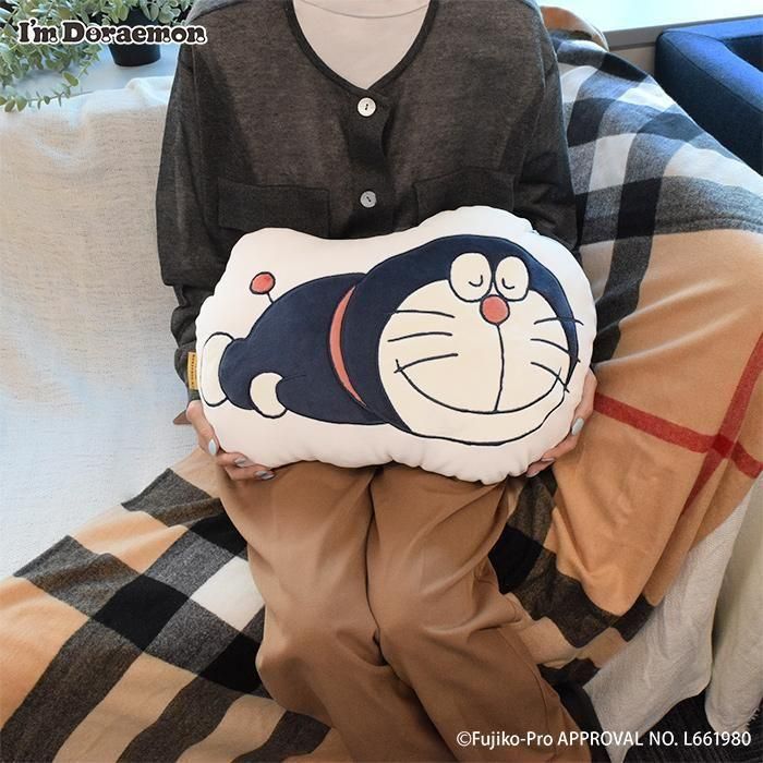 ブランケットinクッション｜アイムドラえもん｜フラワーリング