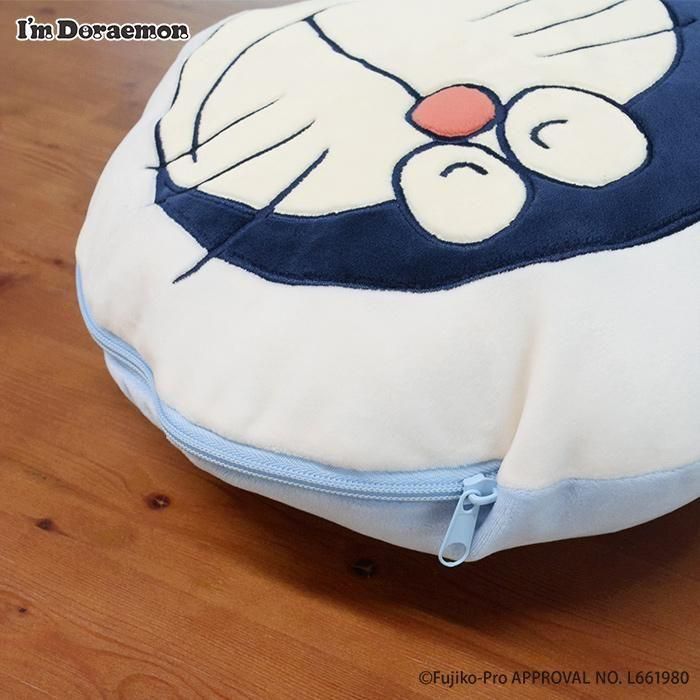 ブランケットinクッション｜アイムドラえもん｜フラワーリング