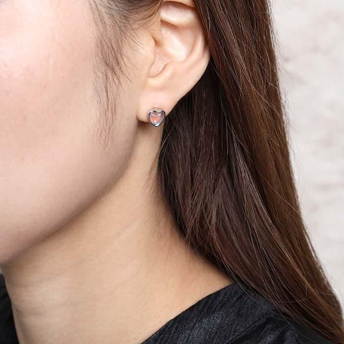 オーロラハート｜セットピアス｜フラワーリングオンラインストア